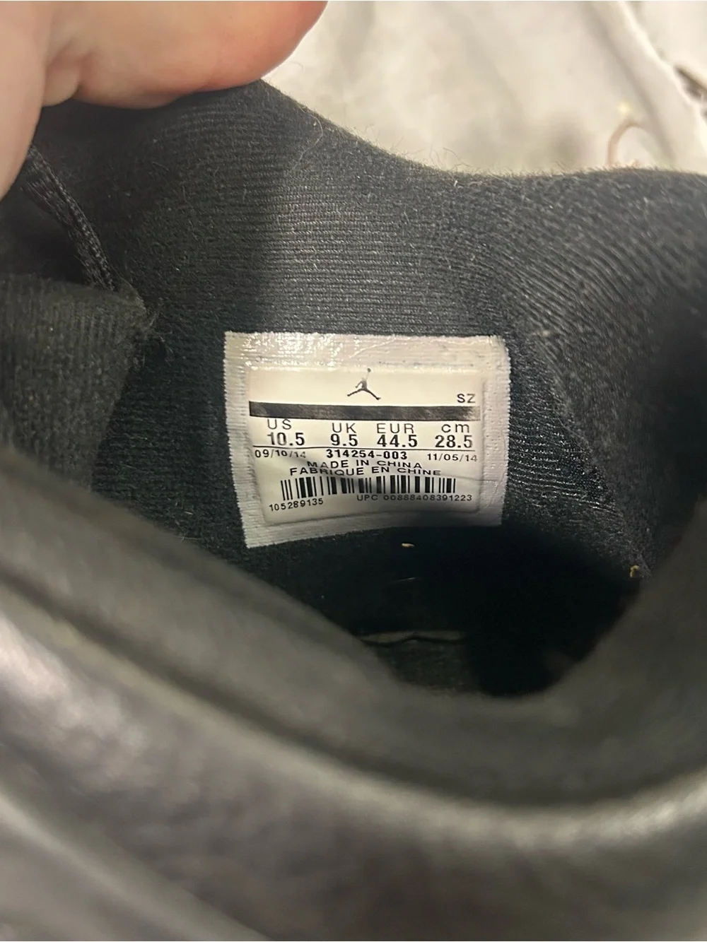 Jordan 4 Oreo 10.5 Retro 2015